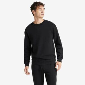 GOODLIFE Venice Terry Crew Sweatshirt Black Size XXL